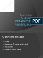 Patologie Inflamatorie Rinosinusala (Mac)