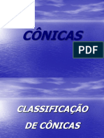 Cônicas: Elipses, Hipérboles e Parábolas