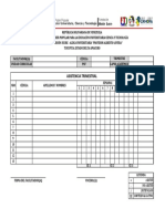 Formato Asistencia Trimestral