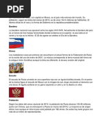Información General de Rusia