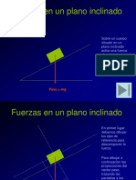 Fuerzas en Un Plano Inclinado