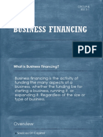 Business Financing