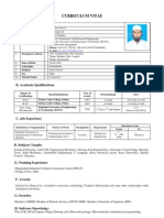 Curriculum Vitae Pervez