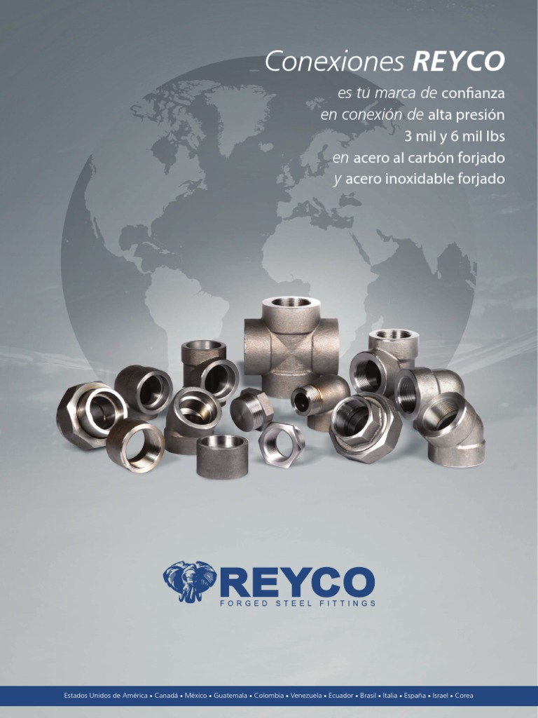 Conexiones de Alta Presión REYCO | PDF | Plomería | Ingeniería mecánica