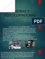 Impresoras y Fotocopiadoras