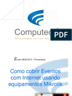 Cobertura Wi-Fi em eventos com Mikrotik