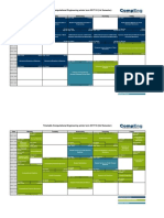 Timetable For The Summer Semester