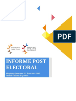 DL - Informe Post Electoral 22 de Octubre 2017