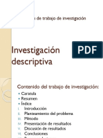 Investigación Descriptiva Diapositivas