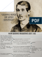 Cesario Verde Num Bairro Moderno