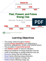 Energy History: From Pre-Modern to Present