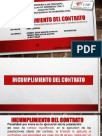 Incumplimiento Del Contrato