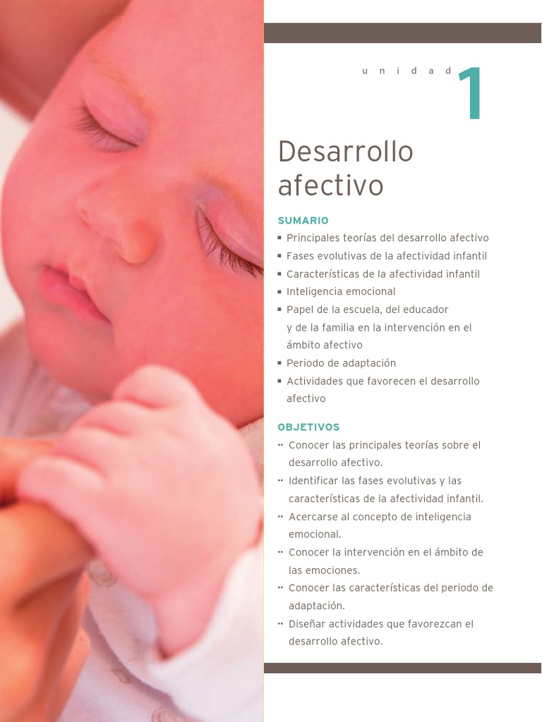 Desarrollo Afectivo Infantil y Apego | PDF | Teoría de apego ...