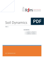 Soil Dynamics HW-1: Steady State of Deformation