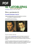 Ética y Parsimonia_1