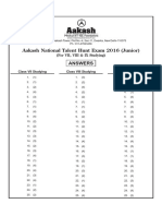 Answers Anthe (Junior)-2016 (Class VII-VIII-IX Studing)