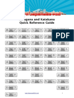 Hiragana Katakana Cheat Sheet