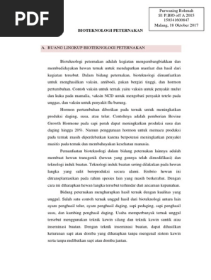 Resume 7 Bioteknologi Peternakan Naning