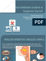 Malos Hábitos Orales e Higiene Bucal