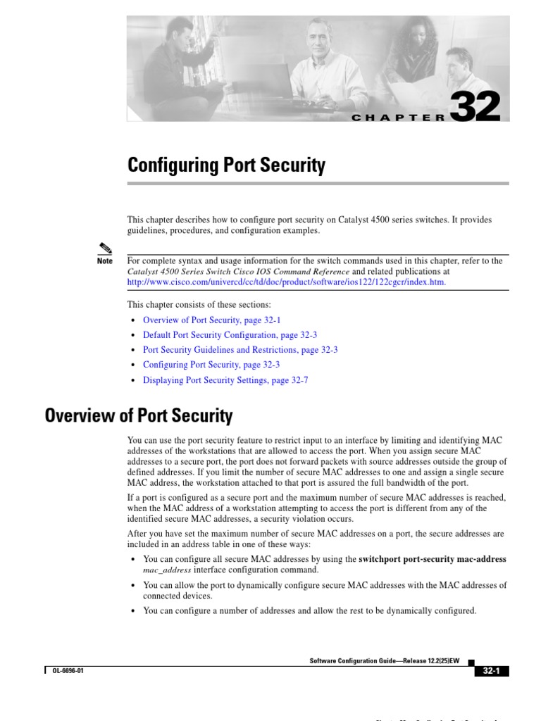 Port Security | PDF | Network Switch | Networking Standards