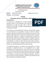 INFORME Trastorno Disocial Esquizoide y Esquizotipico