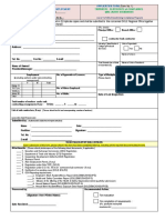 Form 1 - Application Form