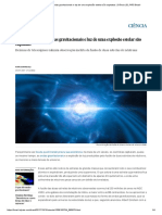 Pela Primeira Vez, Ondas Gravitacionais e Luz de Uma Explosão Estelar São Captadas _ Ciência _ EL PAÍS Brasil