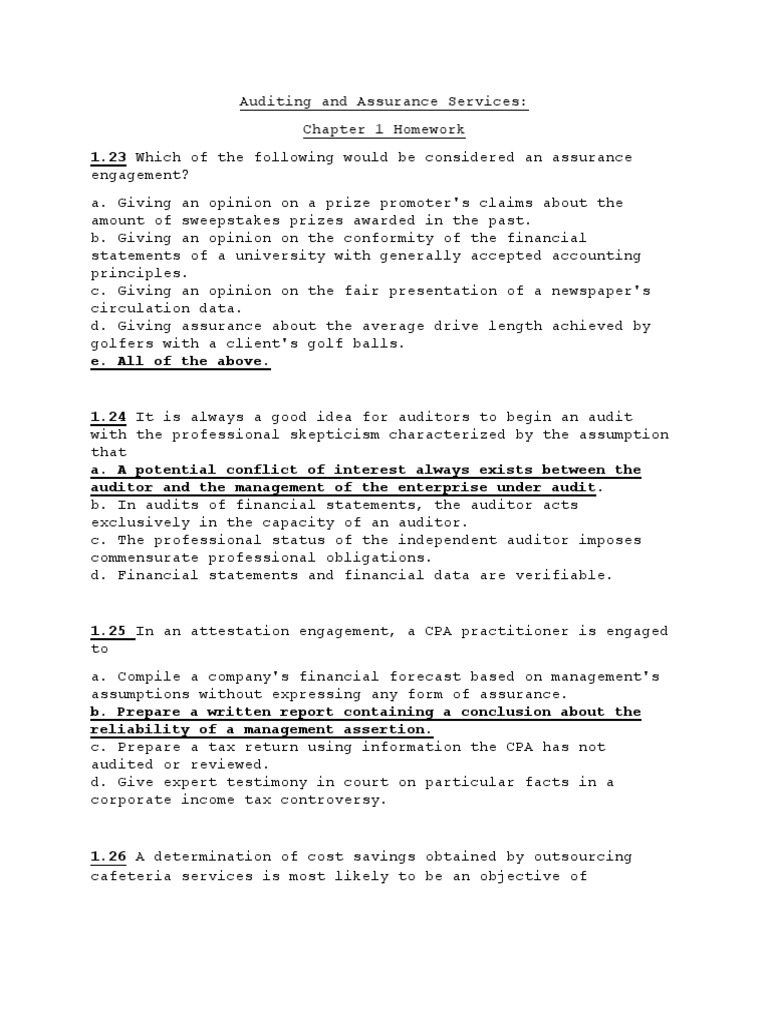 Key Concepts in Auditing Engagements | PDF | Financial Audit | Audit