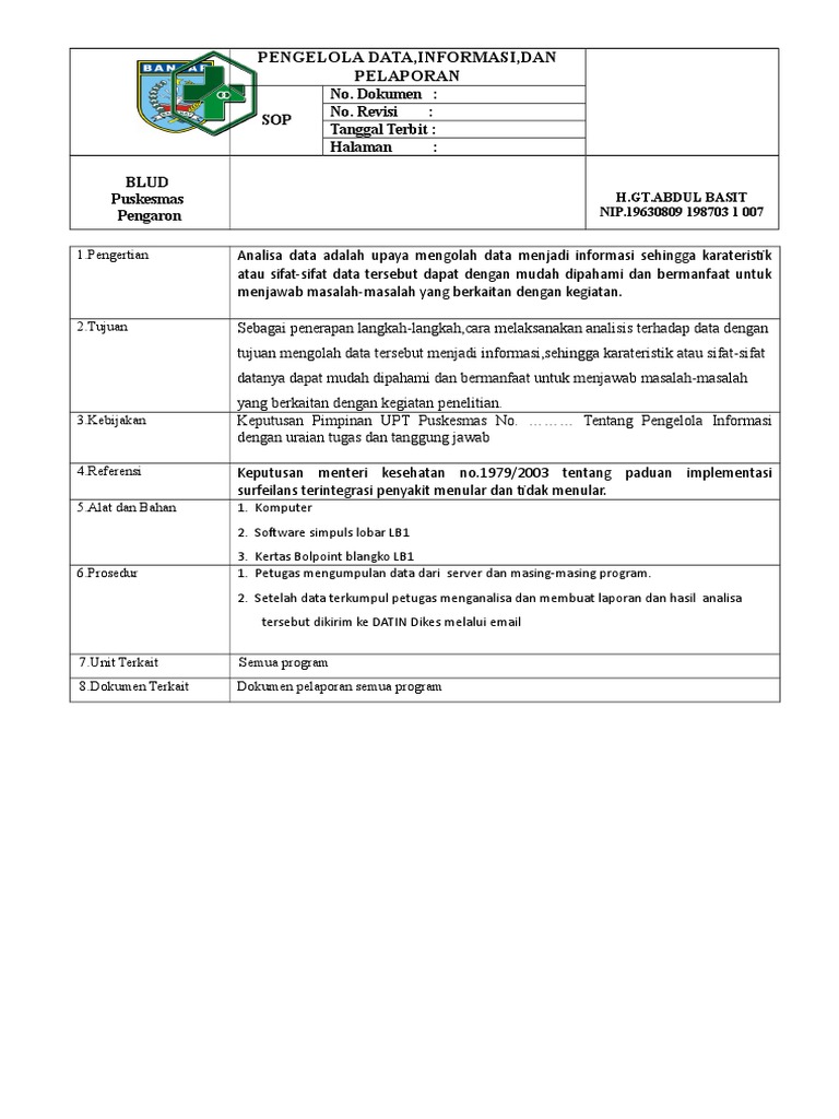 SopPengelolaDataInformasiDanPelaporandocx.doc