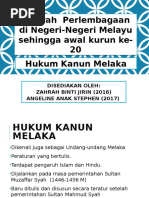 Minggu 1b Hukum Kanun Melaka (Angeline)