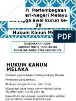 Minggu 1b Hukum Kanun Melaka (Angeline)