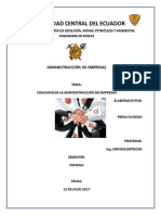 Administracción Coaching