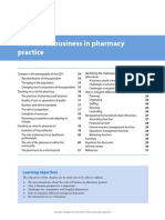 The role of business in pharmacy practice