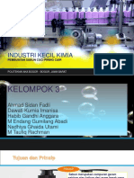 Industri Kecil Kimia Sabun Cair