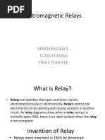 Electromagnetic Relays - Mani