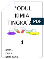 Cover Modul Kimia Tingkatan 4