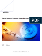 Huawei Symantec Ocean Space Storage Interoperability Matrix