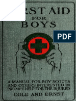 First Aid For Boys-A Manual For Boy Scouts 1917 PDF