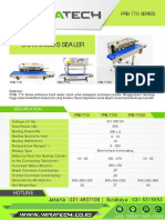 Continuos Sealer: Jakarta: 021-4607100 - Surabaya: 031-5315553