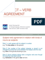 Week 03-English 2-Subject - Verb Agreement