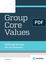 Maersk Group Core Values 