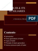 Boiler & Its Auxiliaries: A Technical Project Report