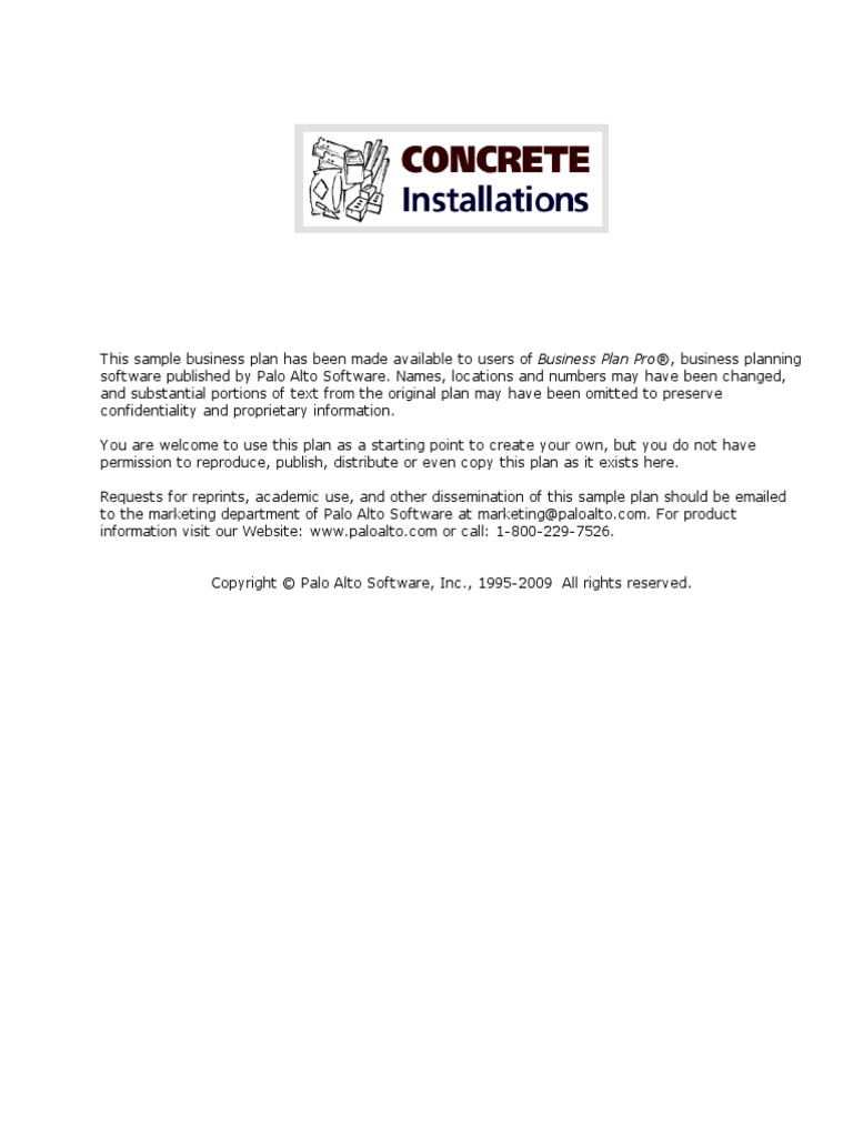 Construction Business Plan Template PDF | PDF | Current Liability ...