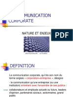 LA COMMUNICATION CORPORATE Diapo 3