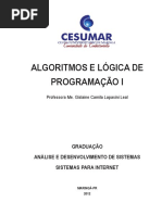 Algoritmo e Lógica de Programação I