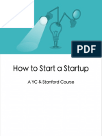 How to Start a Startup a Yc Course