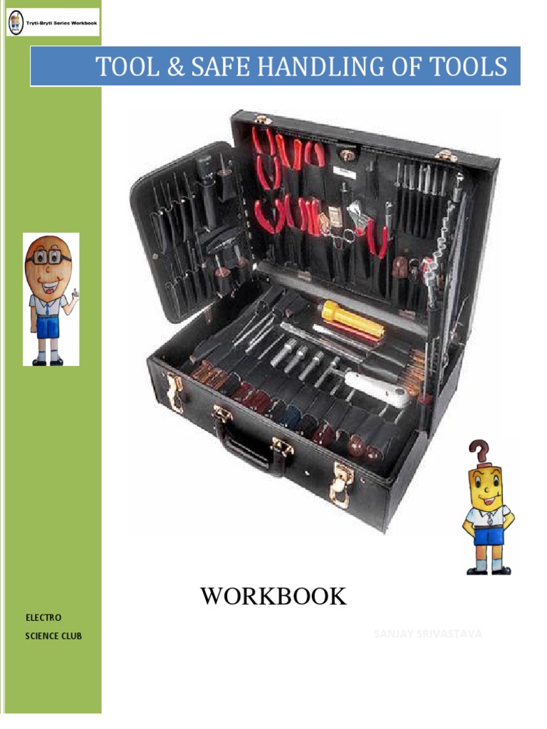 Tools and Safe Handling of Tools New PDF Manufactured Goods Equipment