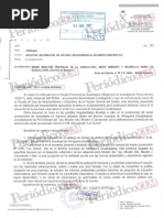 Documento que demuestra la investigación llevada a cabo por el Seprona a instancias de la Fiscalía - Almoguera