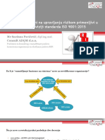 Prezentacija Rizici ISO 9001