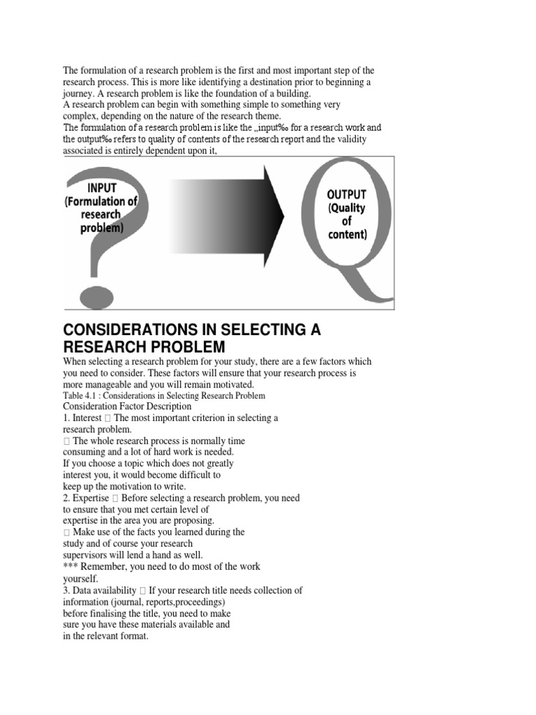 Identification of Research Problem | PDF | Emergence | Truth